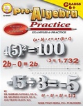 Cover: Pre-Algebra Practice Book, Grades 6 - 8 - Mark Twain Media