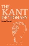 Cover: The Kant Dictionary - Bloomsbury Academic USA