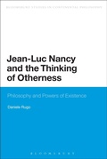 Cover: Jean-Luc Nancy and the Thinking of Otherness - Bloomsbury Academic