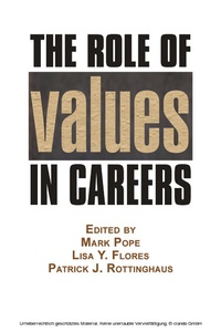 Bild: The Role of Values in Careers - Information Age Publishing