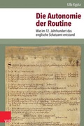 Cover: Die Autonomie der Routine - Vandenhoeck & Ruprecht