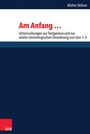 Cover: Am Anfang... - Vandenhoeck & Ruprecht
