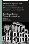 Cover: Moralisierung des Rechts - Campus