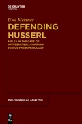 Cover: Defending Husserl - De Gruyter