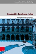 Cover: Universit&auml;t - Forschung - Lehre - Brill Deutschland