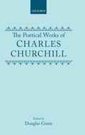 Cover: The Poetical Works of Charles Churchill - Oxford University Press