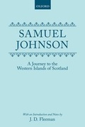 Cover: A Journey to the Western Islands of Scotland (1775) - Clarendon Press