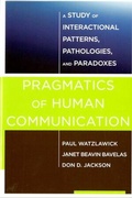 Cover: Pragmatics of Human Communication - WW Norton & Co
