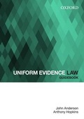 Abbildung von: Uniform Evidence Law Guidebook - OUP Australia and New Zealand