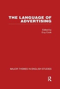 Cover: The Language of Advertising - Taylor & Francis