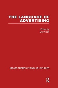 Enlarge image Cover: The Language of Advertising - Taylor & Francis