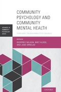 Cover: Community Psychology and Community Mental Health - Oxford University Press Inc