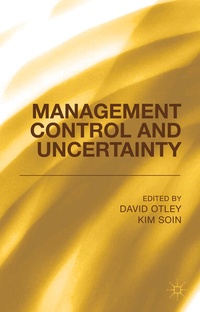 Enlarge image Cover: Management Control and Uncertainty - Palgrave Macmillan