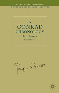 Enlarge image Cover: A Conrad Chronology - Palgrave Macmillan