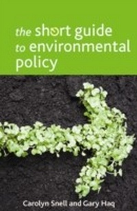 Enlarge image Cover: The Short Guide to Environmental Policy - Policy Press