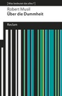 Cover: Über die Dummheit - Reclam