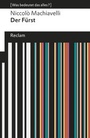 Cover: Der Fürst - Reclam