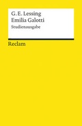 Cover: Emilia Galotti. Studienausgabe - Reclam