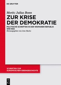 Abbildung von: Zur Krise der Demokratie - De Gruyter Akademie Forschung