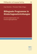 Cover: Bilinguale Programme in Kindertageseinrichtungen - Narr Francke Attempto