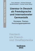 Cover: Literatur in Deutsch als Fremdsprache und internationaler Germanistik - Stauffenburg