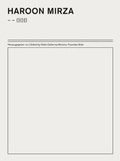 Cover: Haroon Mirza - - {}{}{} - Argobooks