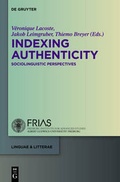 Cover: Indexing Authenticity - De Gruyter