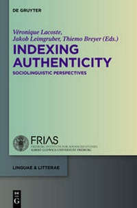 Enlarge image Cover: Indexing Authenticity - De Gruyter