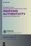 Cover: Indexing Authenticity - De Gruyter