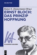 Cover: Ernst Bloch: Das Prinzip Hoffnung - De Gruyter