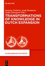 Cover: Transformations of Knowledge in Dutch Expansion - De Gruyter