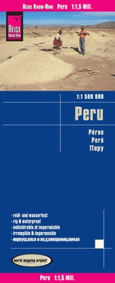 Abbildung von: Reise Know-How Landkarte Peru (1:1.500.000) - Reise Know-How Verlag Peter Rump GmbH