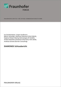 Abbildung von: DIAMONDS Schlussbericht - Fraunhofer Verlag