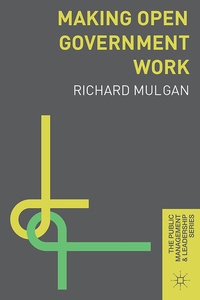 Enlarge image Cover: Making Open Government Work - Red Globe Press
