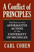 Cover: A Conflict of Principles - University Press of Kansas