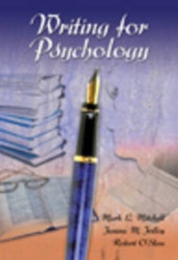 Enlarge image Cover: Writing for Psychology - Wadsworth Publishing Co Inc