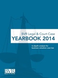 Cover: BVR Legal & Court Case Yearbook 2014 - Business Valuation Resources