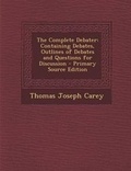 Cover: The Complete Debater - Nabu Press