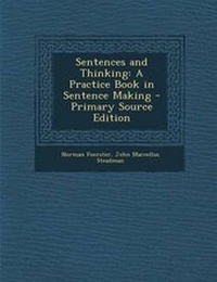 Enlarge image Cover: Sentences and Thinking - Nabu Press