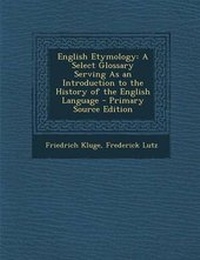Abbildung von: English Etymology - Nabu Press