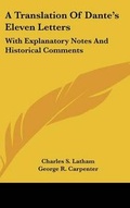 Cover: A Translation Of Dante's Eleven Letters - Kessinger Publishing