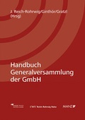 Cover: Handbuch Generalversammlung der GmbH - Manz