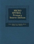 Cover: Micro Spitbol - Nabu Press