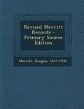 Cover: Revised Merritt Records - Nabu Press