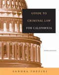Cover: Guide Criminal Law Calif 8e - Wadsworth Publishing Co Inc