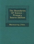 Cover: The Boundaries of Science - Nabu Press