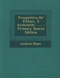 Cover: Prospettiva de' Pittori, E Architetti ...... - Nabu Press