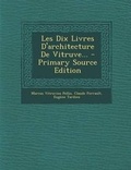 Cover: Les Dix Livres D'architecture De Vitruve... - Nabu Press
