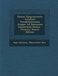 Cover: Damasi Epigrammata - Nabu Press