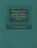 Cover: Shakespeare's Ovid - Nabu Press